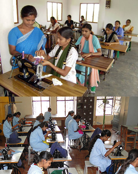 Tailoring Centre for women support and skill development